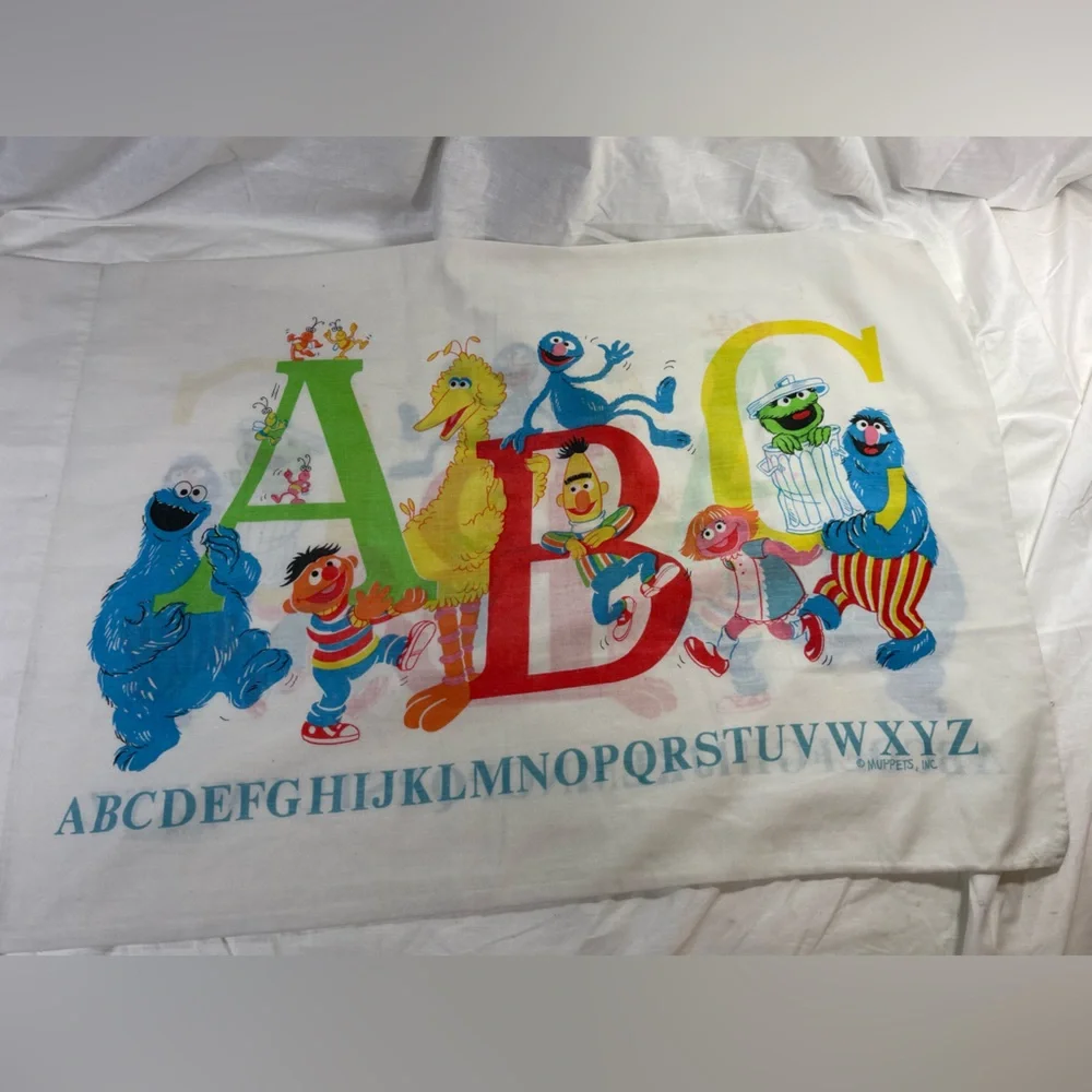 Vintage Sesame Street Pillowcase